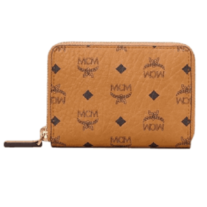 Ví MCM Zip Wallet in Visetos ‘Cognac’ MYLAAVI03CO001