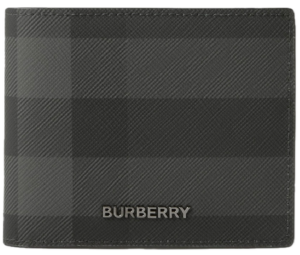 Ví Burberry Check Slim Bifold Wallet ‘Charcoal’ 80702061