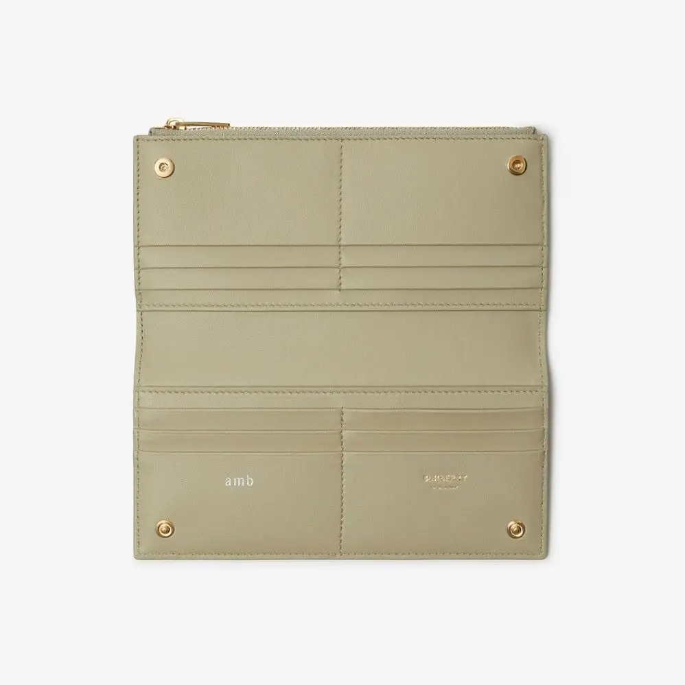 Alternative view of Ví Burberry Large Check Bifold Wallet ‘Lichen’ 80859751