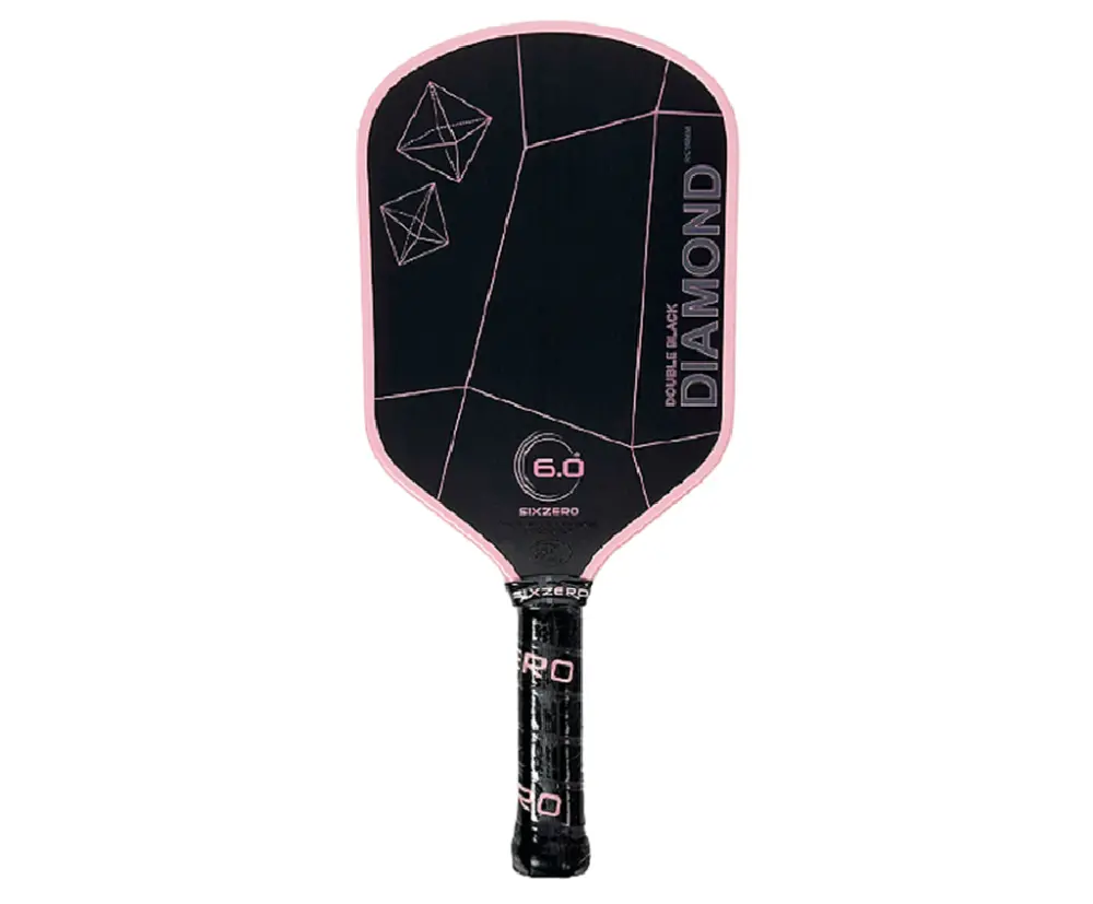 Vợt Pickleball 6.0 Six Zero Double Black Diamond Control 'Pink'