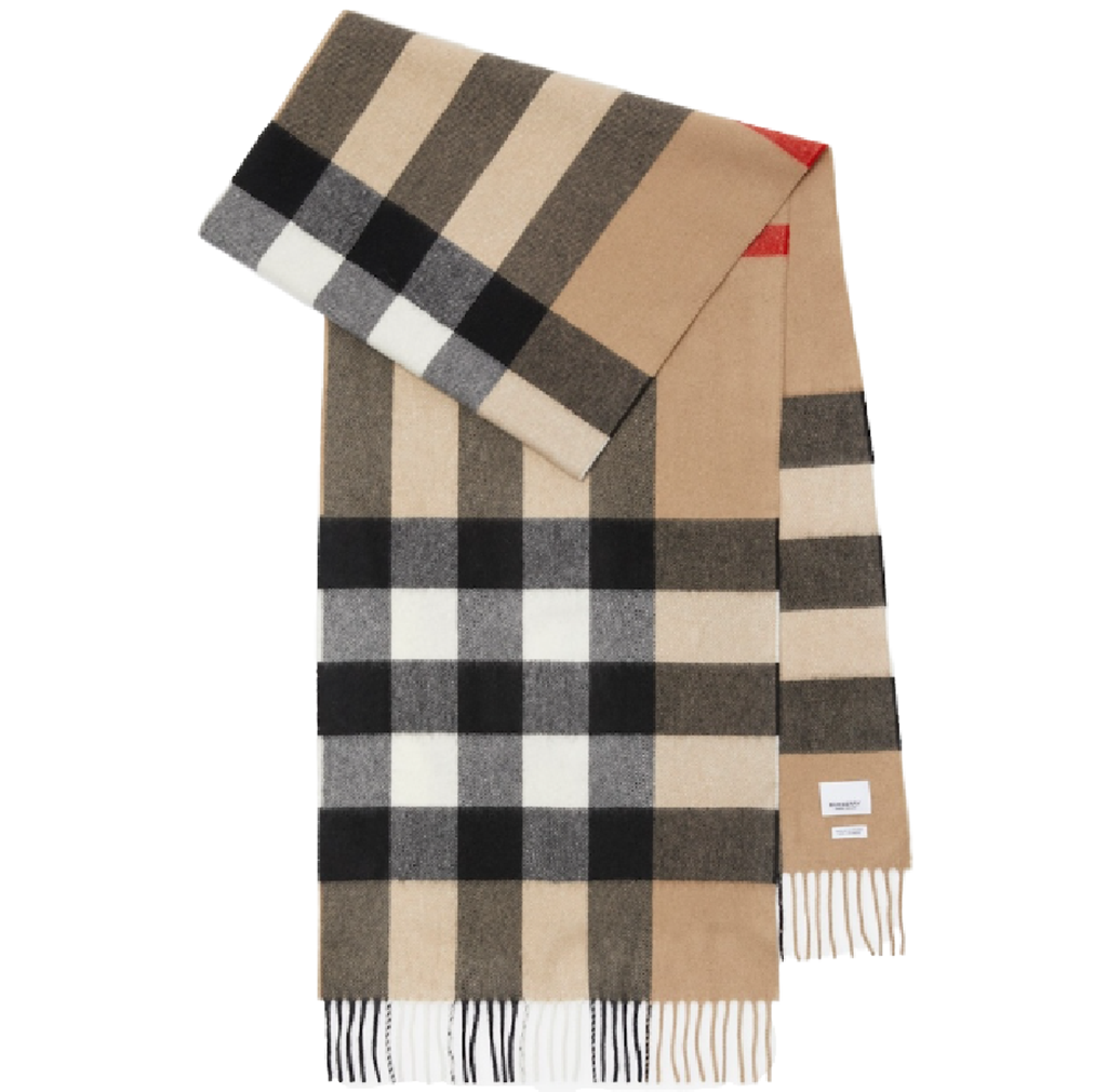 Khăn Burberry Check Cashmere Scarf 'Beige' 80568511