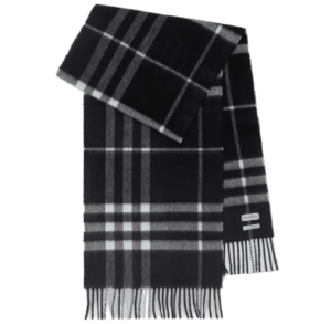 Khăn Burberry Check Cashmere Scarf 'Black' 80947411
