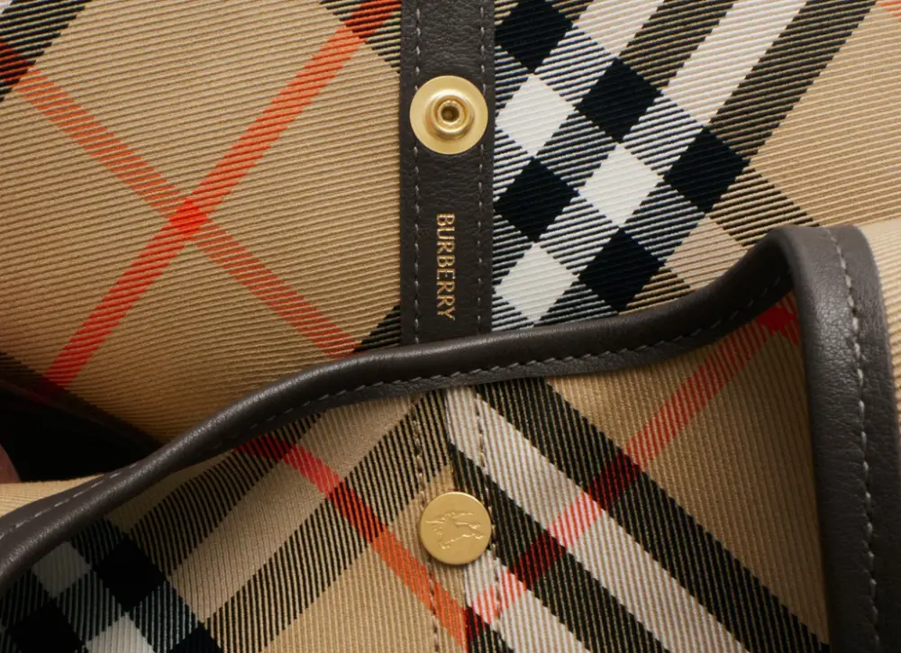 Túi Nữ Burberry Medium Check Tote 'Sand' 80939761 - Ảnh 5