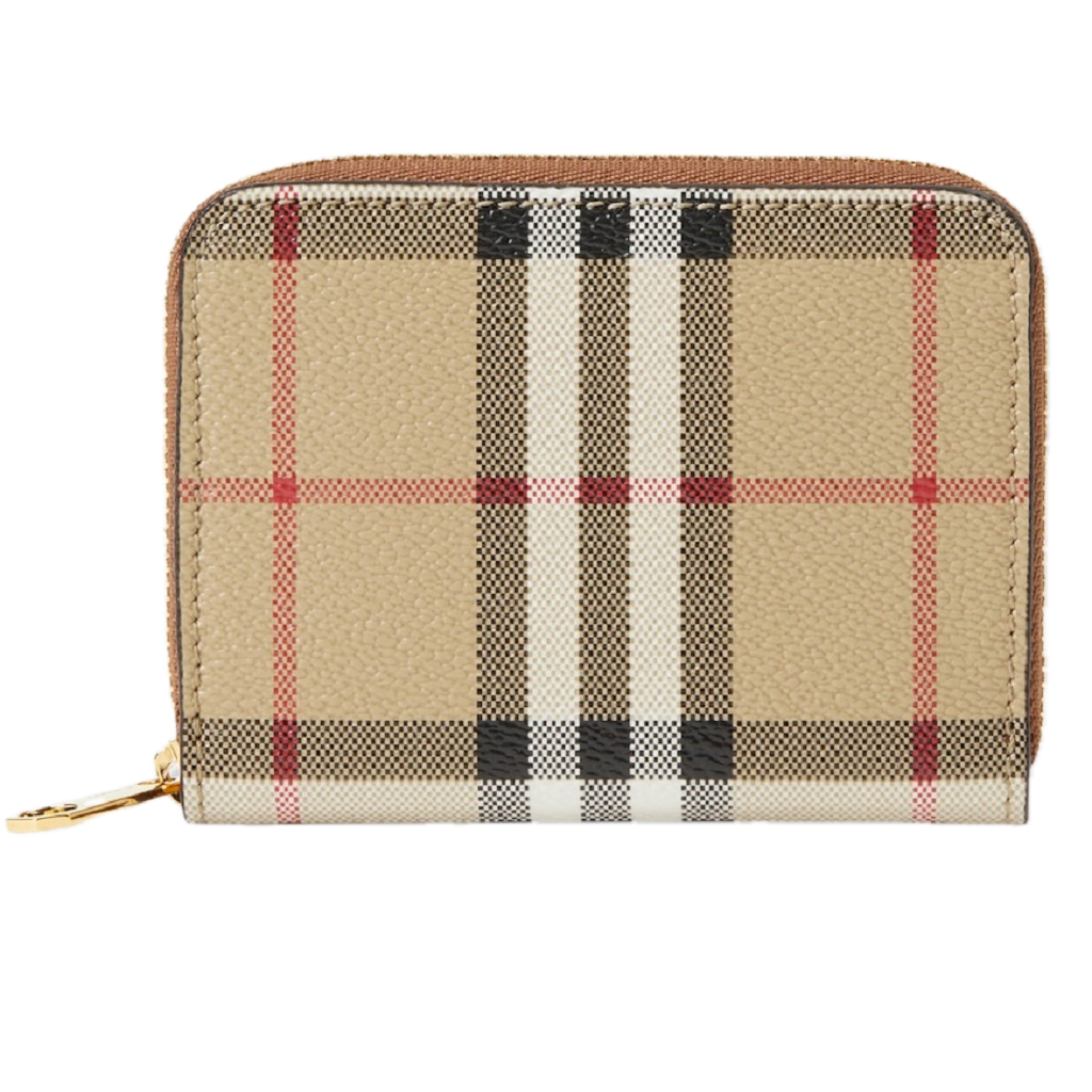 Ví Burberry Small Check Zip Wallet ‘Beige’ 80706001