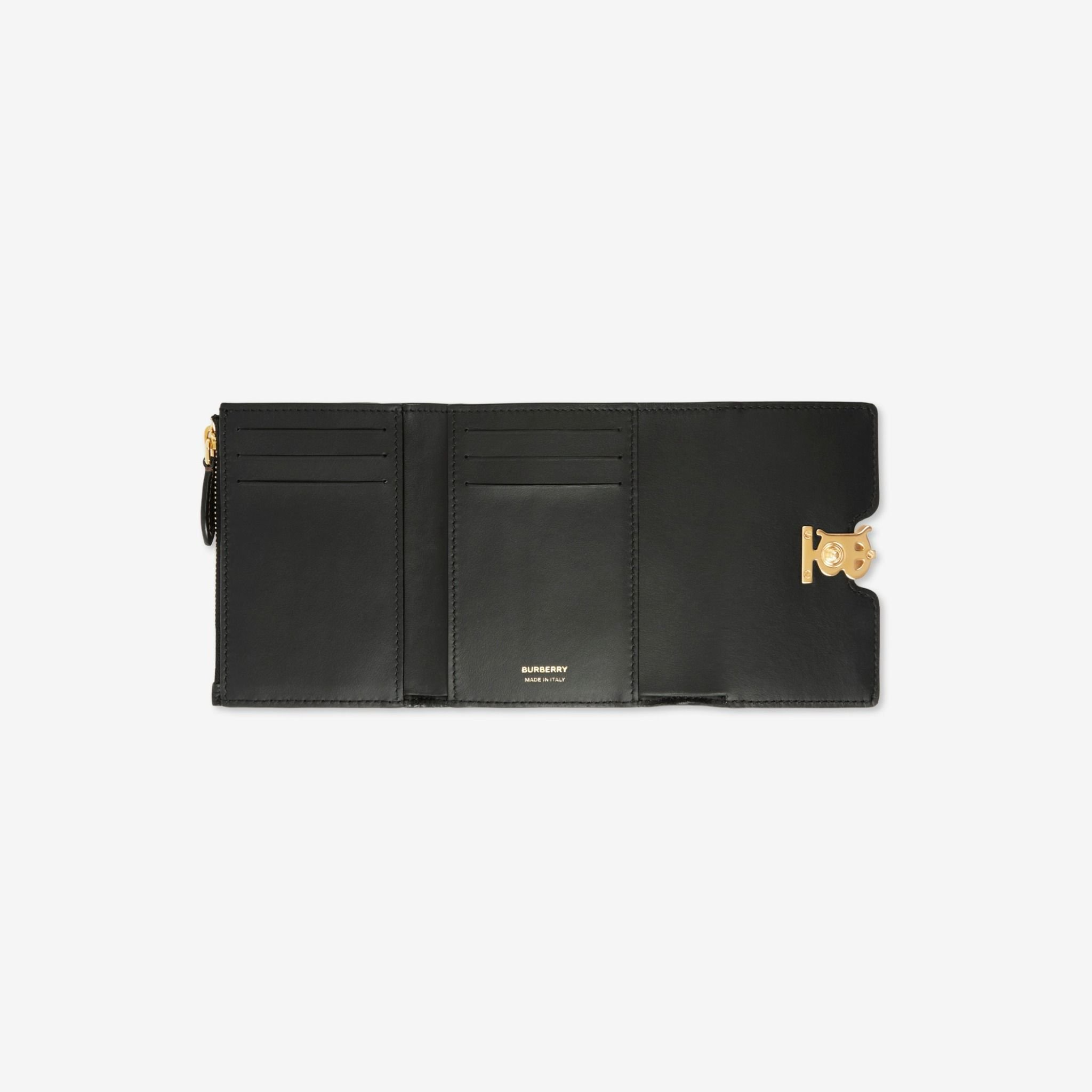 Ví Burberry TB Compact Wallet ‘Black’ 80492171 - Ảnh 3