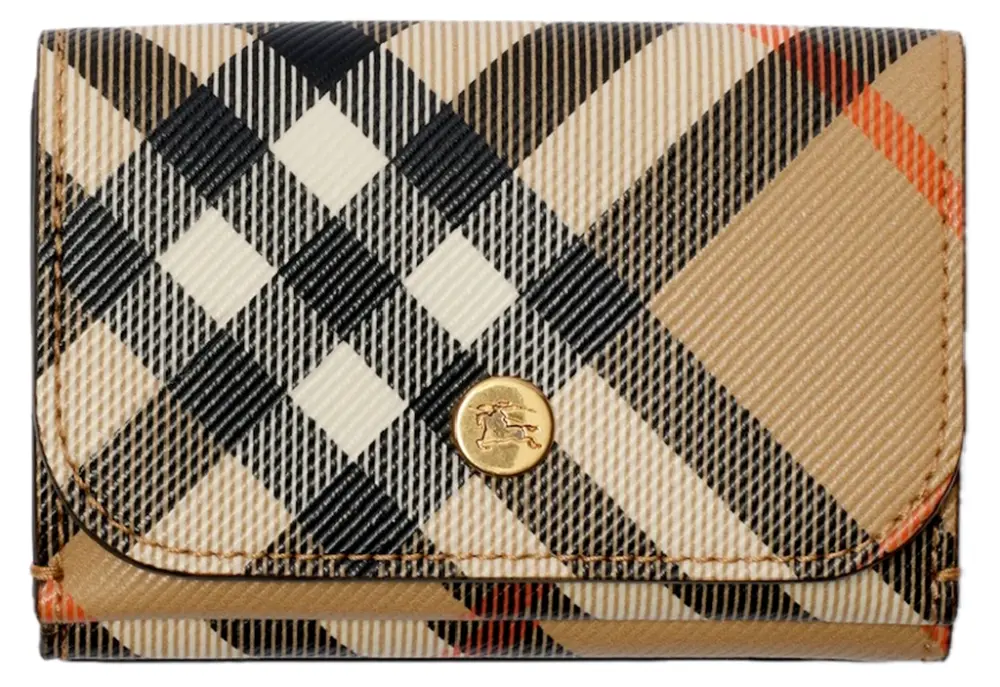Ví Burberry Check Compact Wallet ‘Sand’ 80952911