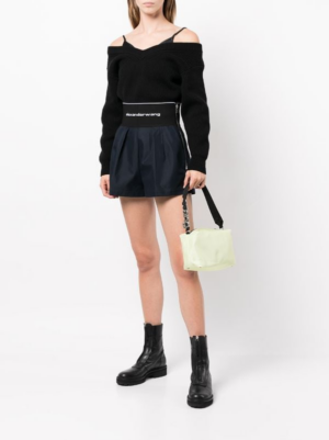 Alternative view of Túi Alexander Wang Heiress Sport Shoulder Bag In Nylon 'Pale Lime Yellow' 20421R70T747