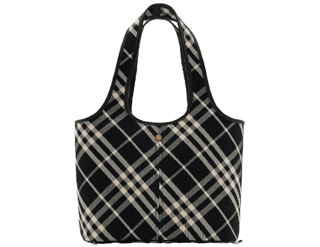 Túi Nữ Burberry Small Check Tote 'Black' 80946861