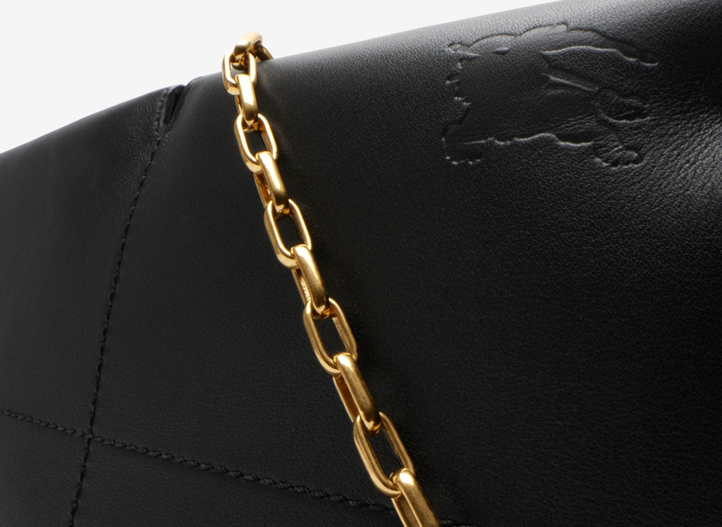 Túi Nữ Burberry Snip Clutch 'Black' 80955001 - Ảnh 5