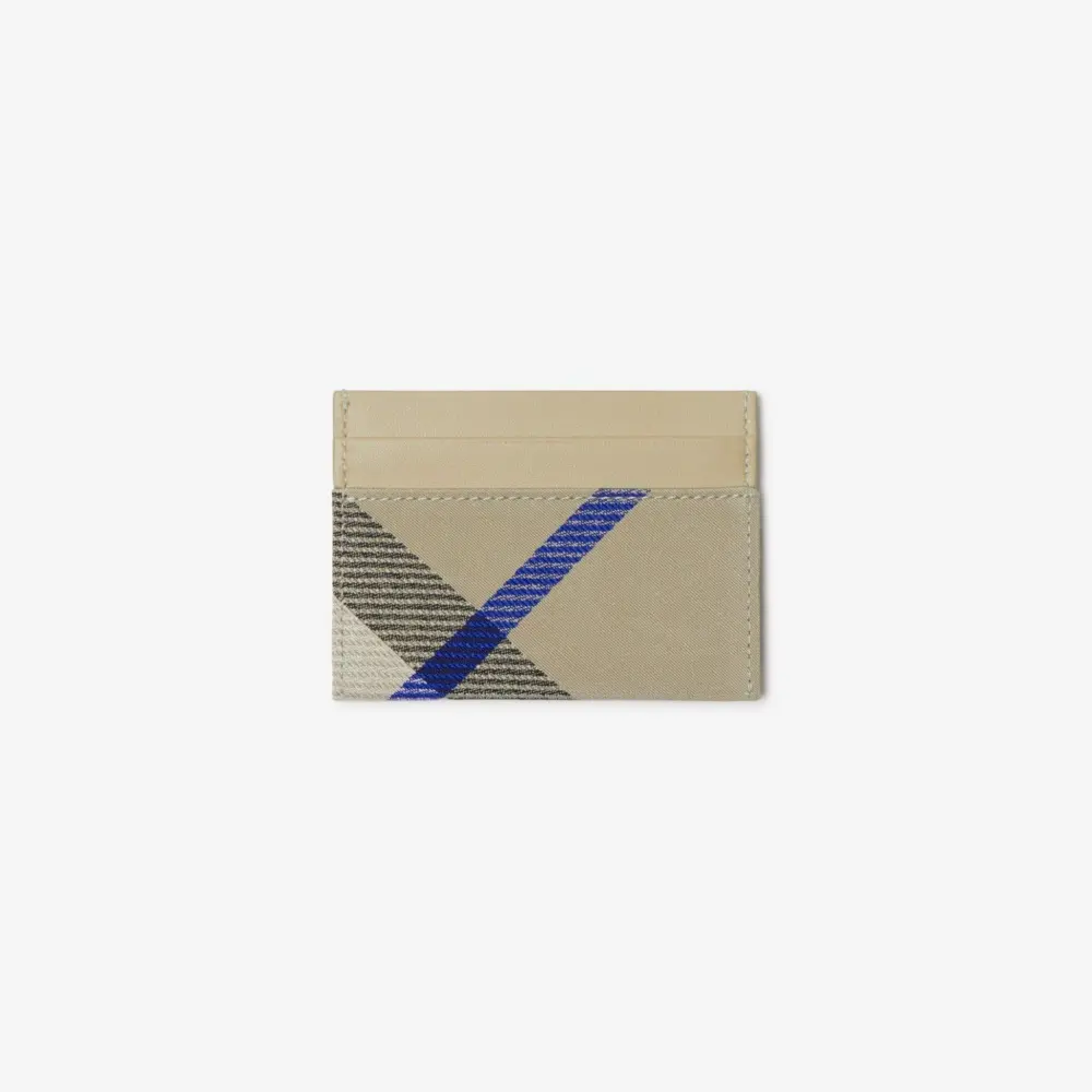 Alternative view of Ví Burberry Check Card Case ‘Lichen’ 80859851