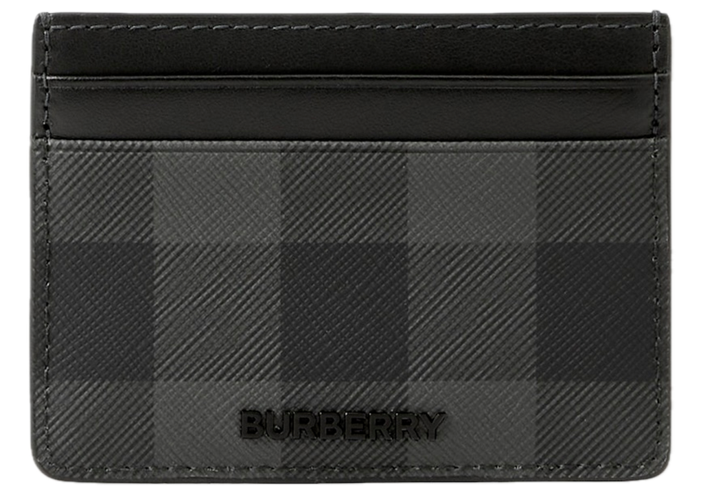 Ví Burberry Check Card Case ‘Charcoal’ 80702751