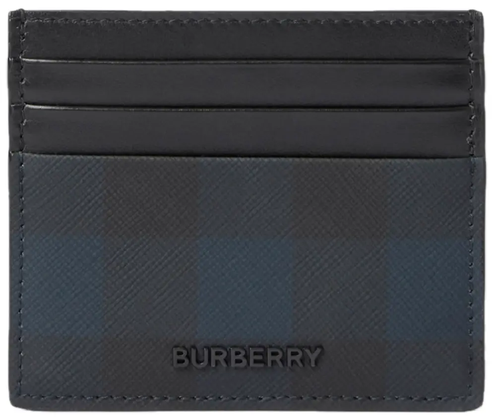 Ví Burberry Tall Check Card Case ‘Navy’ 80741091