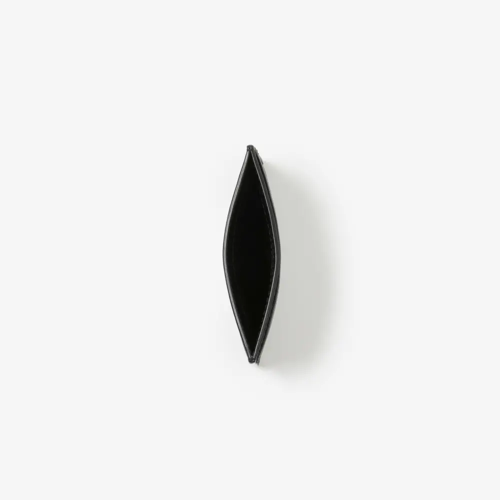 Alternative view of Ví Burberry Check Card Case ‘Charcoal’ 80702751