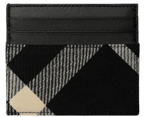 Ví Burberry Tall Check Card Case ‘Black’ 80897821