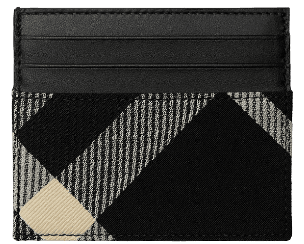 Ví Burberry Tall Check Card Case ‘Black’ 80897821