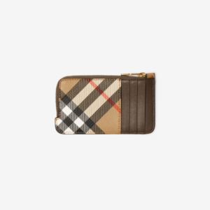 Alternative view of Ví Burberry Check Zip Card Case ‘Sand’ 80942781