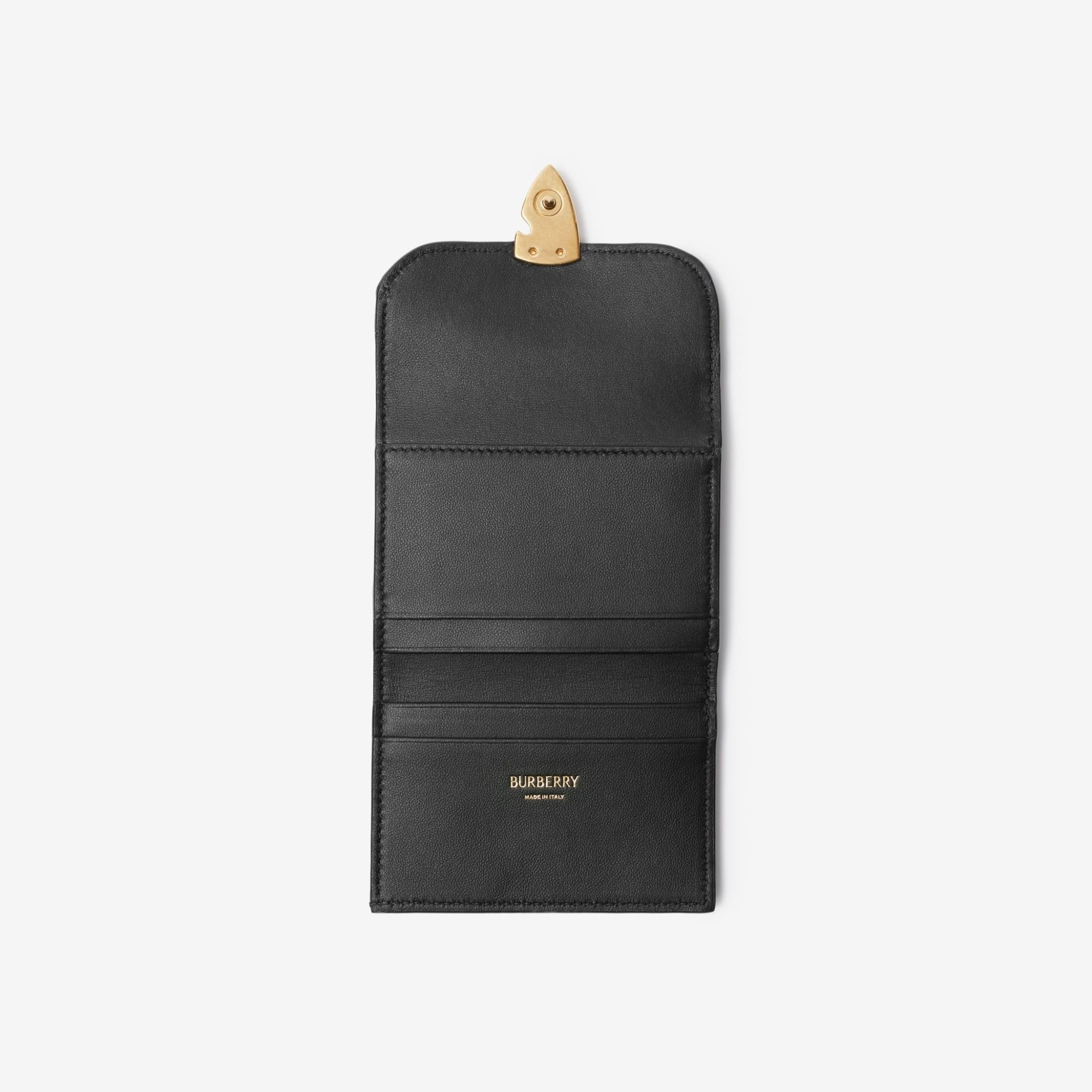 Ví Burberry B Shield Wallet ‘Black’ 80992071 - Ảnh 2