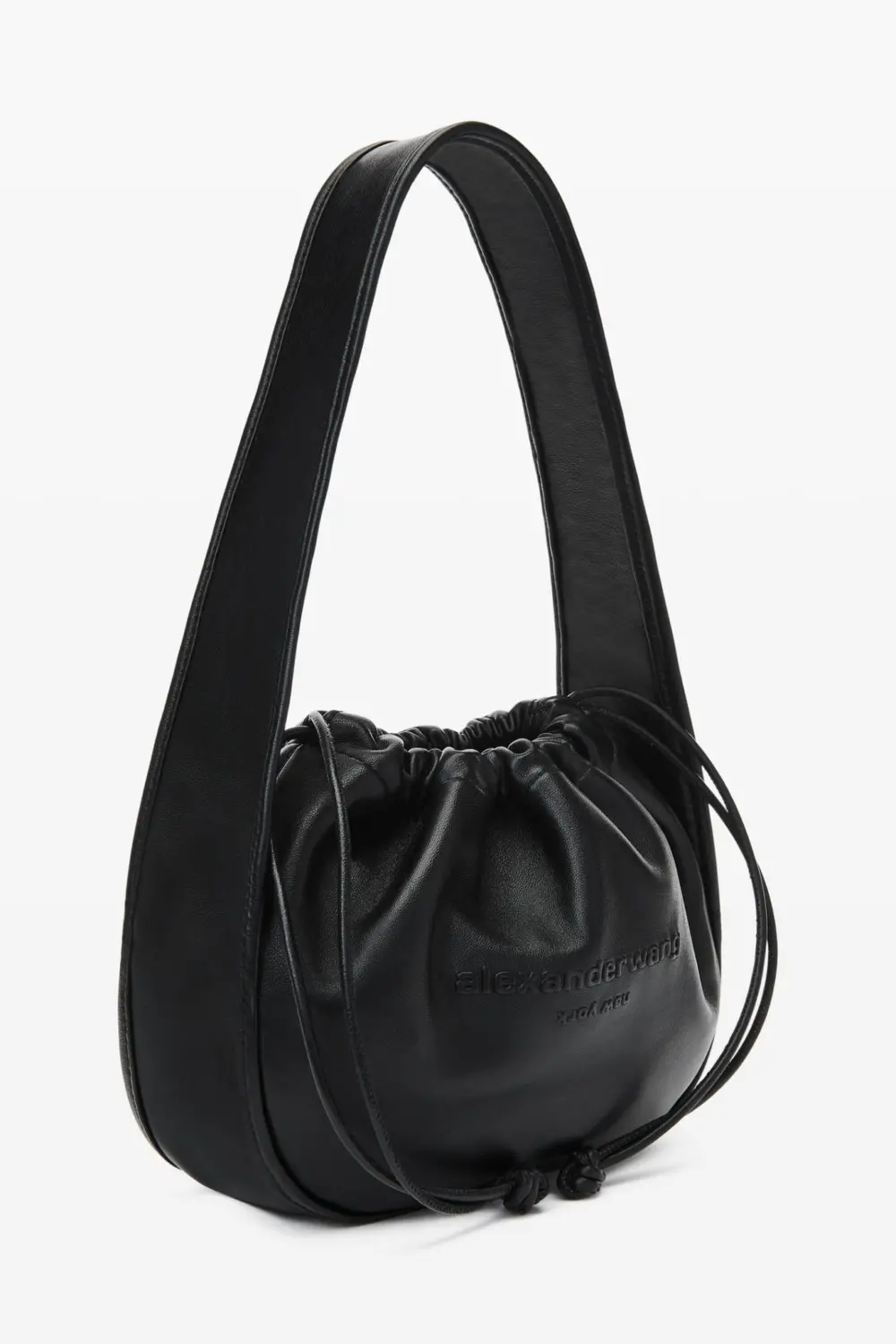 Túi Alexander Wang Cinch Small Hobo Bag In Nappa 'Black' 20123R40L001 - Ảnh 3