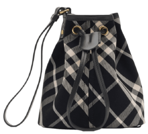 Túi Burberry Check Drawstring Pouch 'Black' 80951181