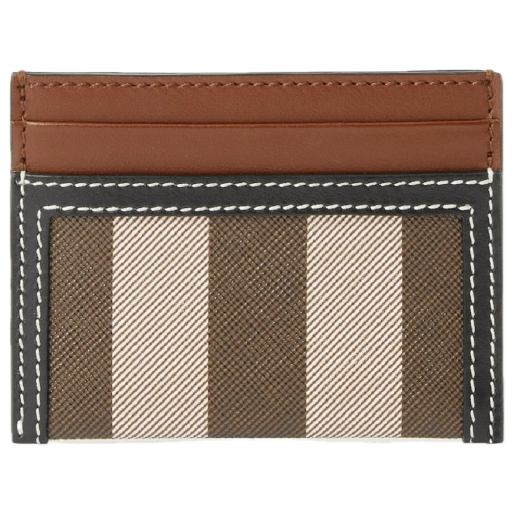 Ví Burberry Check Card Case ‘Dark Birch Brown’ 80623011
