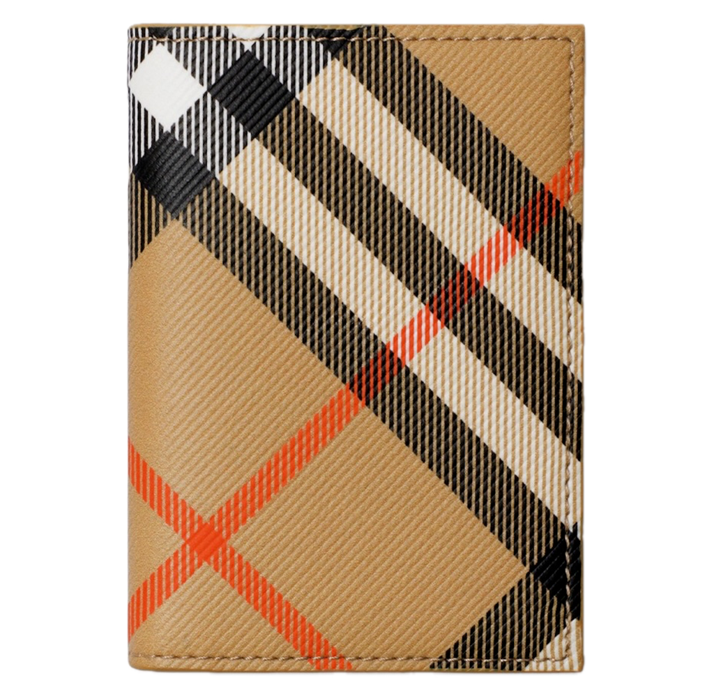 Ví Burberry Check Folding Card Case ‘Sand’ 80919061