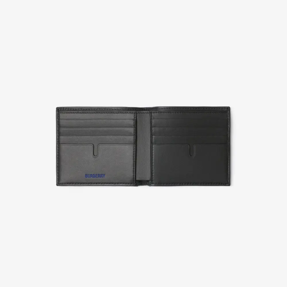 Alternative view of Ví Burberry Check Bifold Wallet ‘Shadow’ 80984551