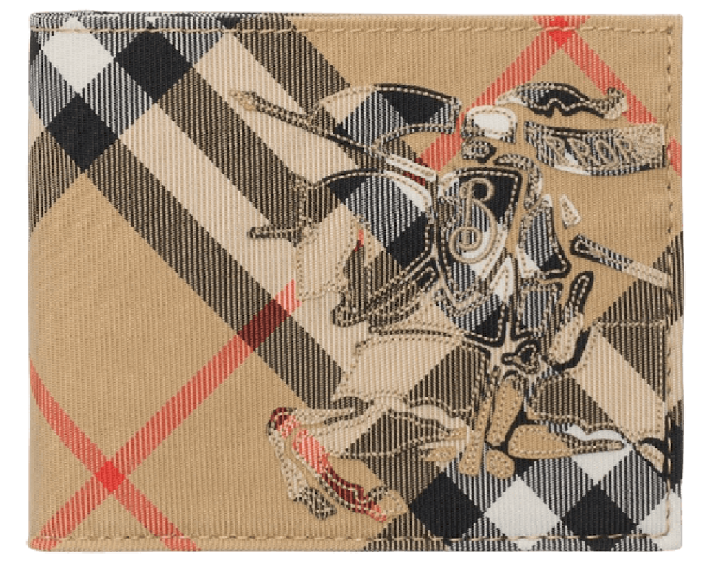 Ví Burberry EKD Check Bifold Wallet ‘Sand’ 80975881