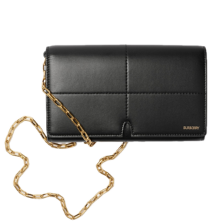 Ví Burberry Snip Chain Strap Wallet 'Black' 80932001