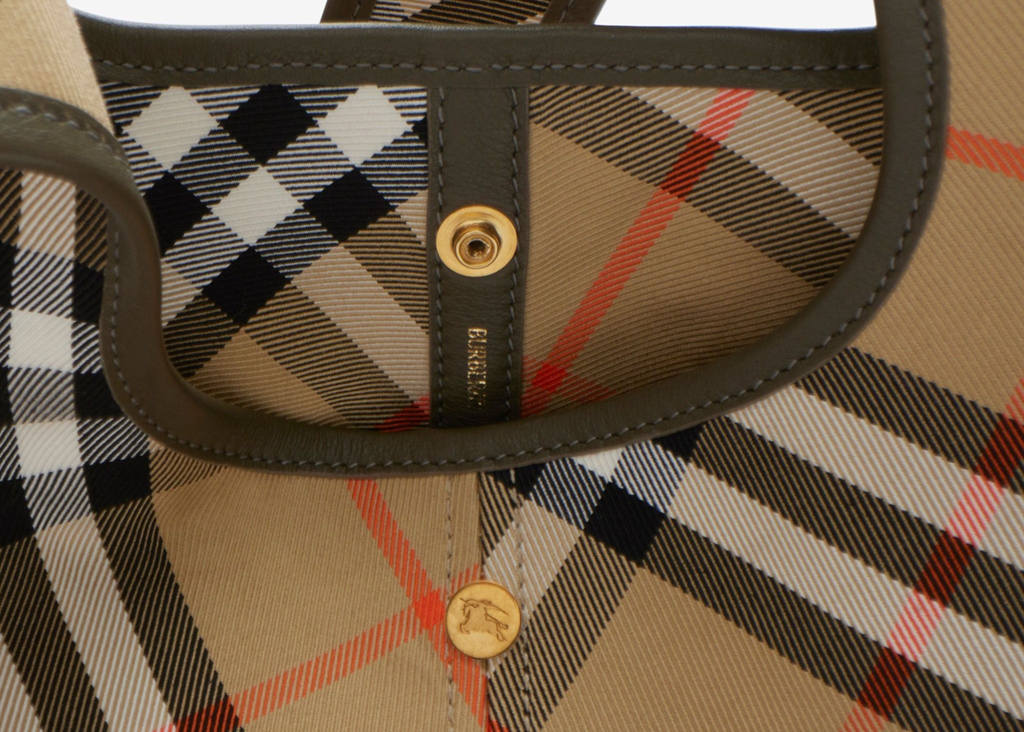 Túi Nữ Burberry Small Check Shoulder Bag 'Sand' 80946781 - Ảnh 6