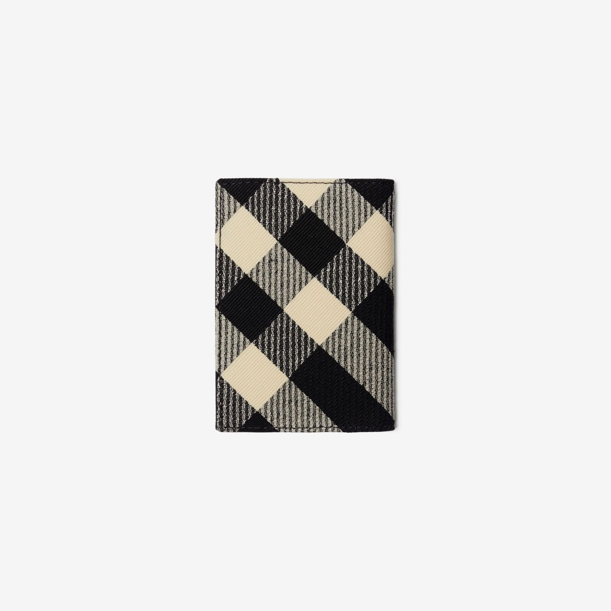 Ví Burberry Check Folding Card Case ‘Black’ 80895251 - Ảnh 3