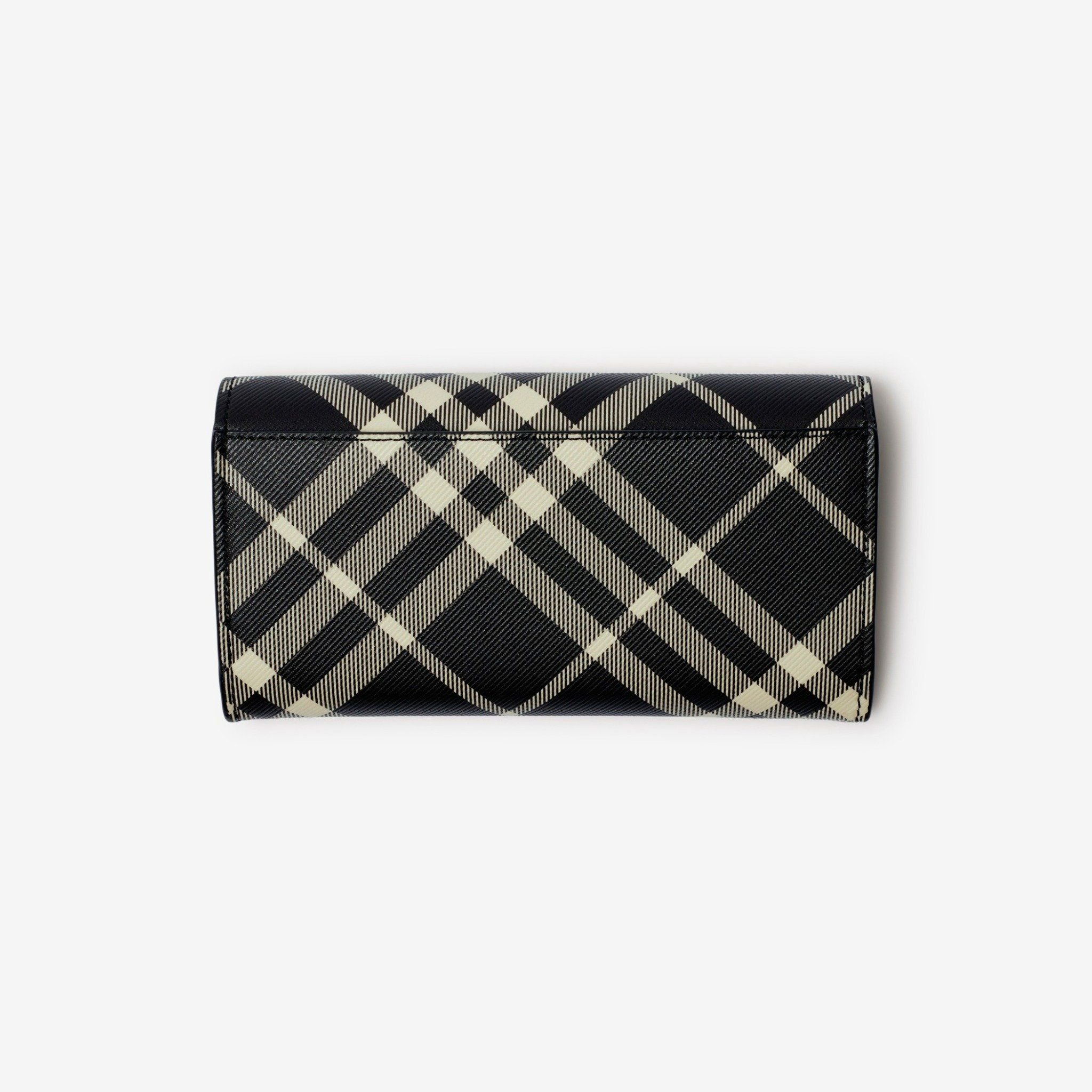 Ví Burberry Check Continental Wallet ‘Black’ 80952691 - Ảnh 3