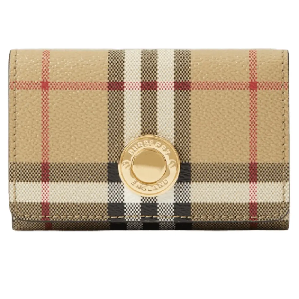 Ví Burberry Small Check Folding Wallet ‘Beige’ 80704161