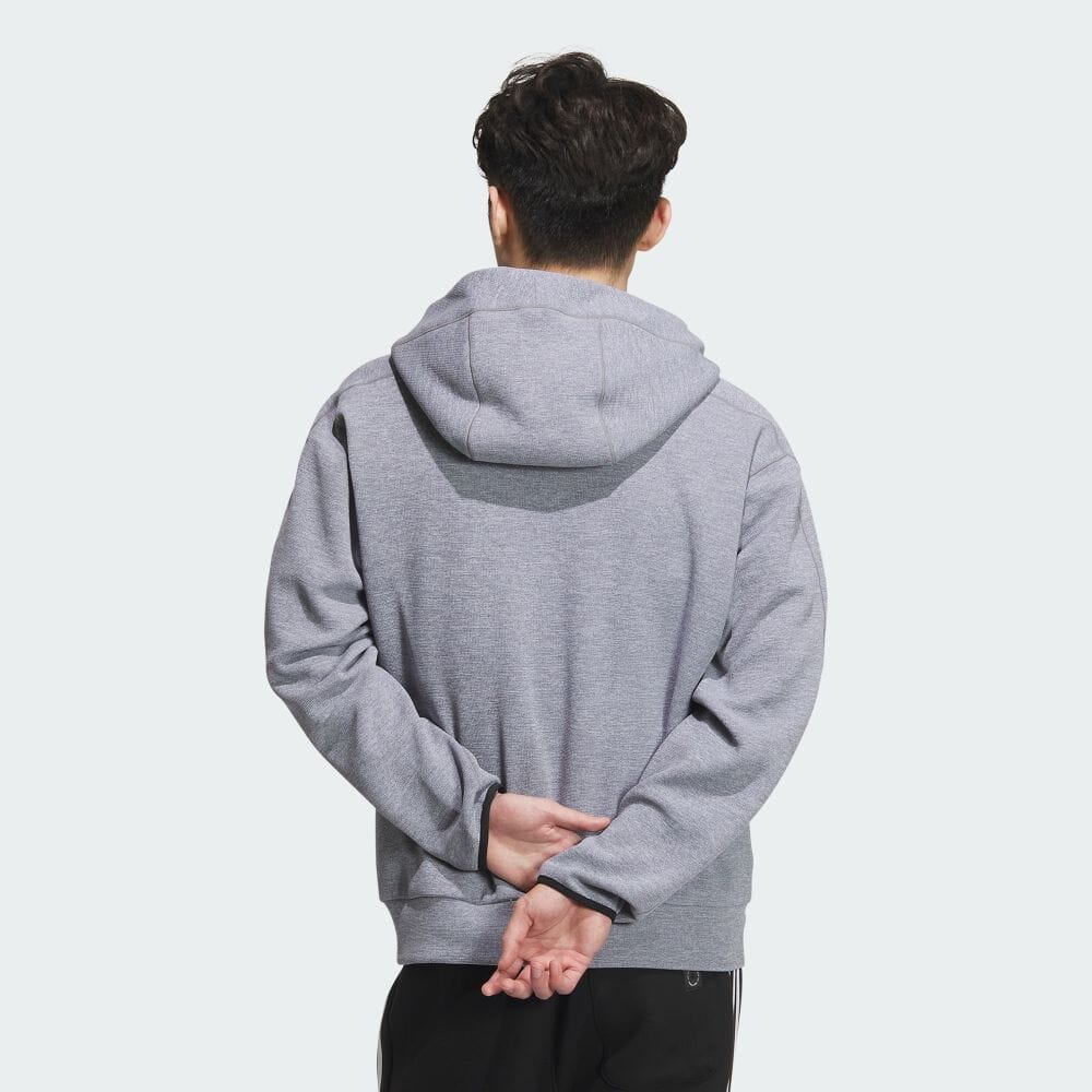 Áo Adidas ZNE Japan Full Zip Hoodie ‘Grey’ IX5655 - Ảnh 2