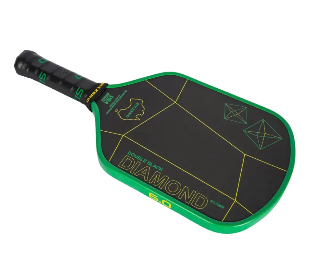 Vợt Pickleball Six Zero DB Diamond Control 'Gold Green' - Ảnh 3