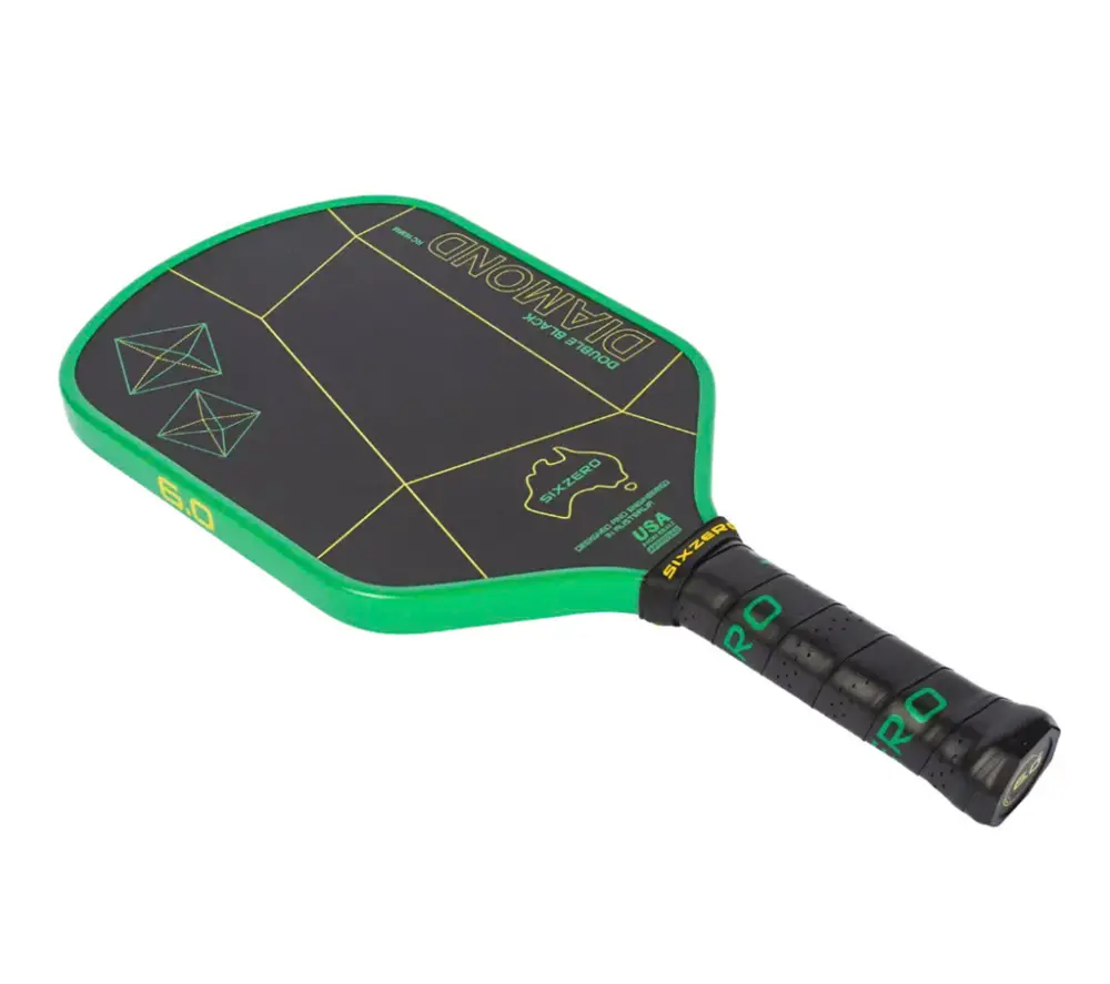 Vợt Pickleball Six Zero DB Diamond Control 'Gold Green' - Ảnh 4