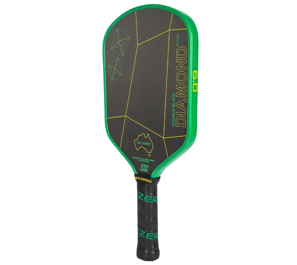 Alternative view of Vợt Pickleball Six Zero DB Diamond Control 'Gold Green'