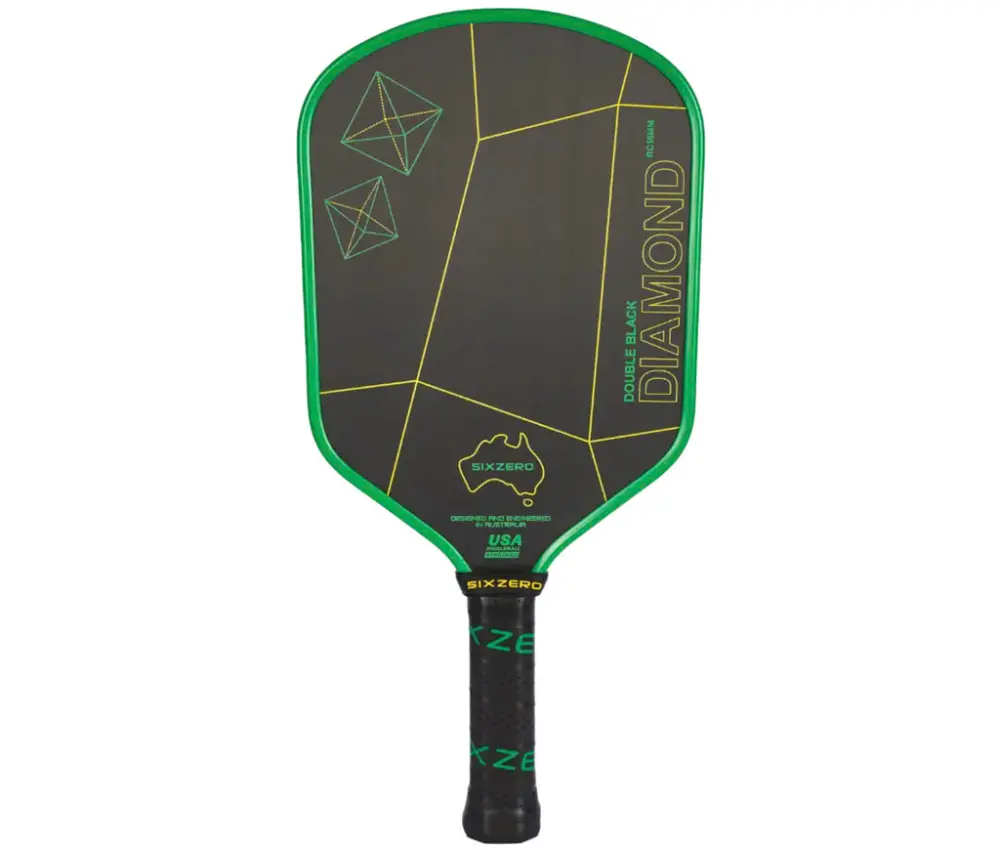 Vợt Pickleball Six Zero DB Diamond Control 'Gold Green'
