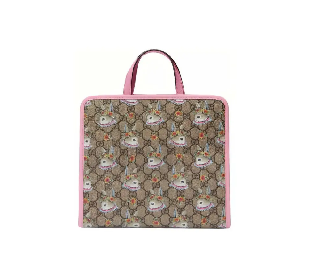 Túi Gucci x Yuko Higuchi Bunny Rabbit ‘Beige Ebony’ 630542-22FBN-8298 - Ảnh 3