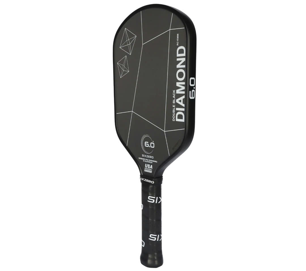 Vợt Pickleball Six Zero DB Diamond Control 'Black' - Ảnh 2