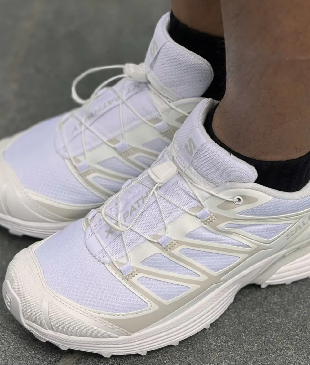 Giày Salomon XT-Pathway ‘White Lunar Rock’ L47289300 - Ảnh 4