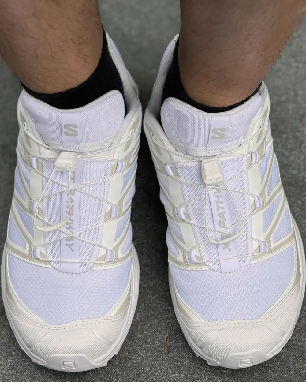 Giày Salomon XT-Pathway ‘White Lunar Rock’ L47289300 - Ảnh 5