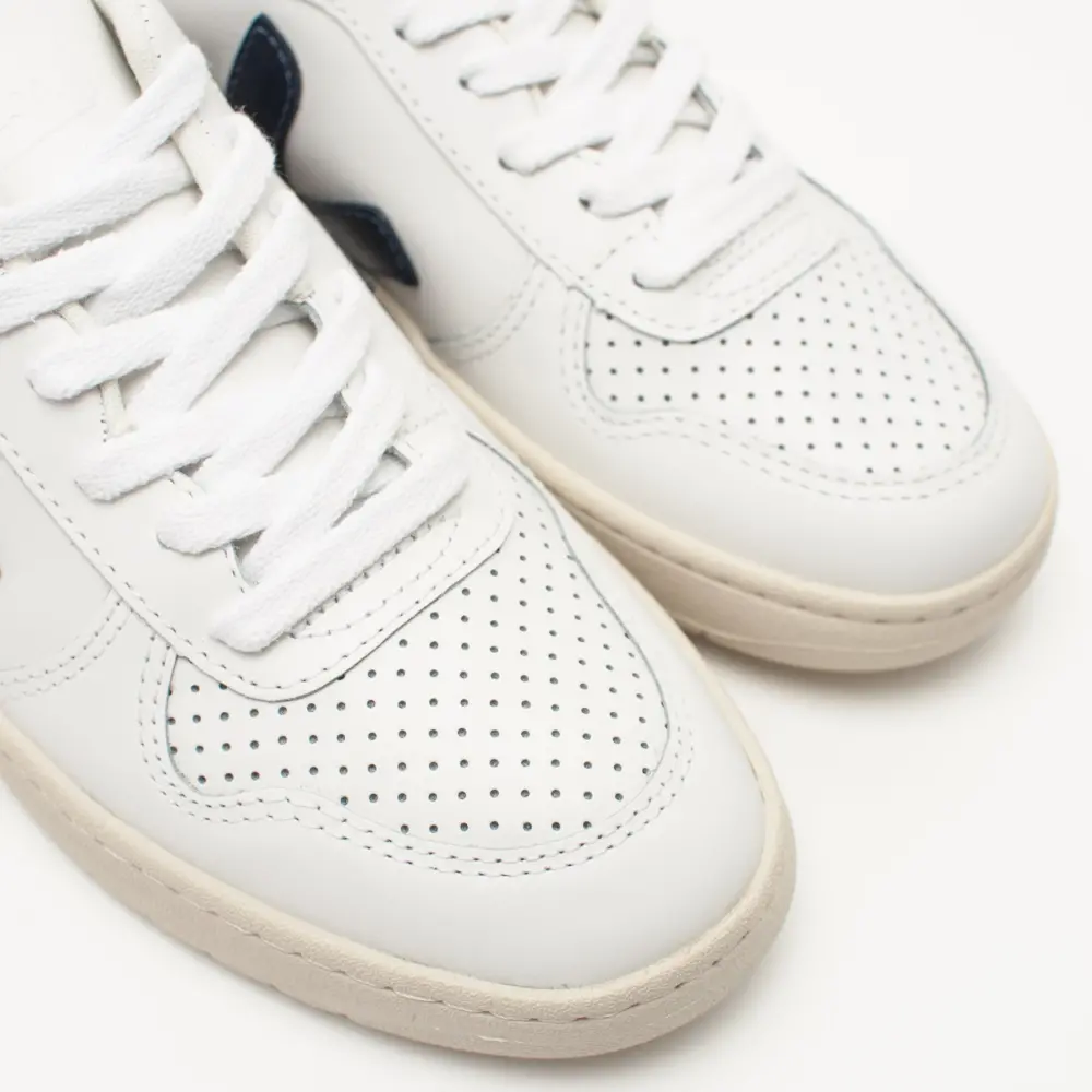 Giày Veja V-10 Leather ‘White Nautico’ VX021267 - Ảnh 3