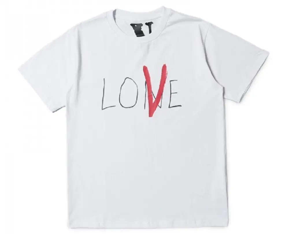 Áo Vlone Lone Love Tee 'White'