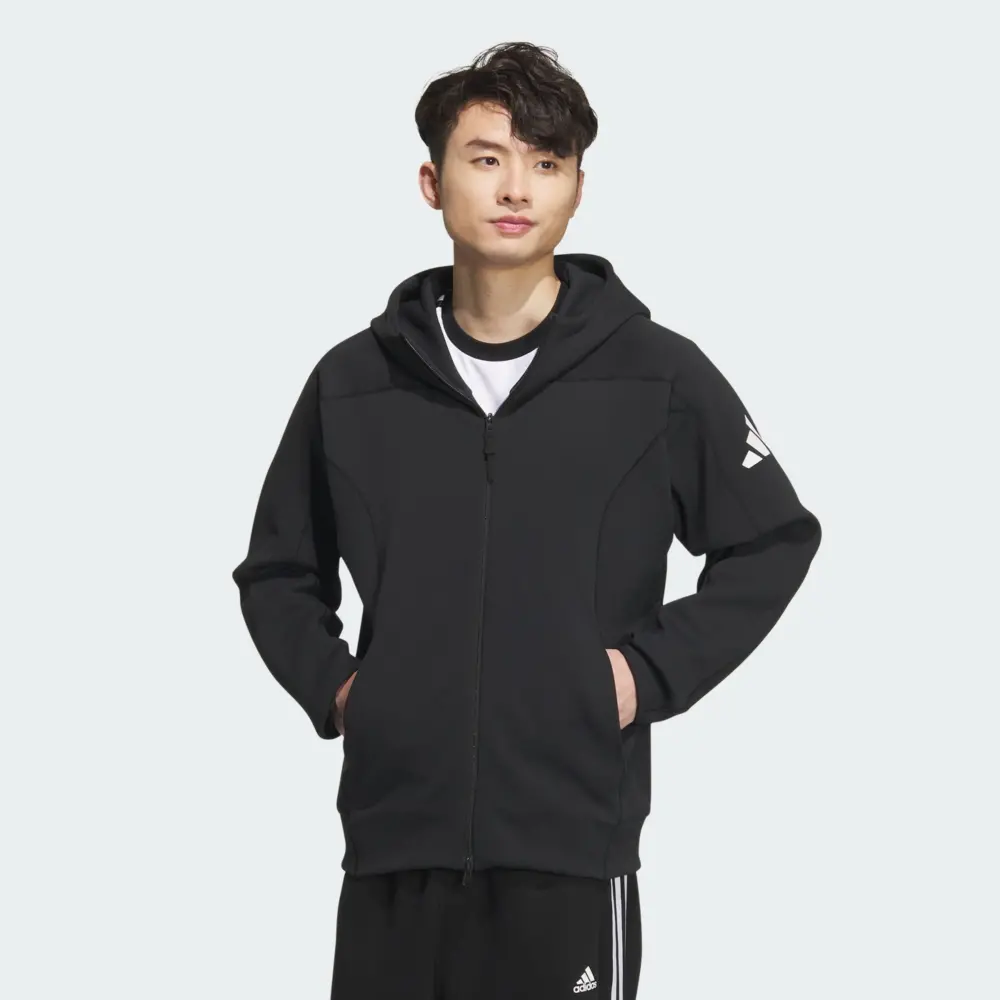 Áo Adidas ZNE Japan Full Zip Hoodie ‘Black’ IX5654 - Ảnh 5