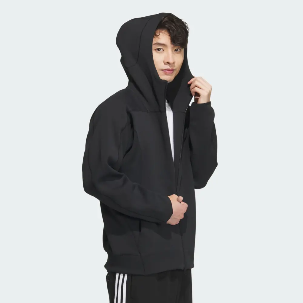 Áo Adidas ZNE Japan Full Zip Hoodie ‘Black’ IX5654 - Ảnh 3