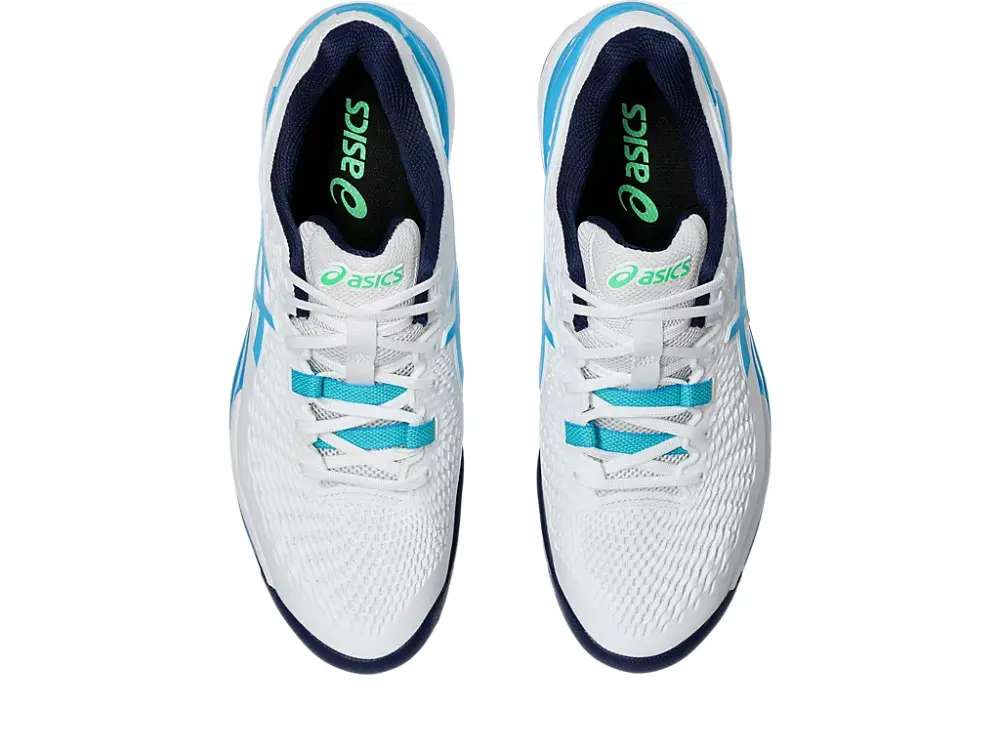 Alternative view of Giày Asics Gel-Resolution 9 ‘White Digital Aqua’ 1041A330-103