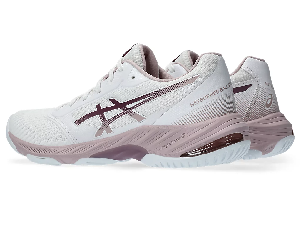 Giày Asics Netburner Ballistic FF 3 ‘White Pink’ 1052A069-108 - Ảnh 3