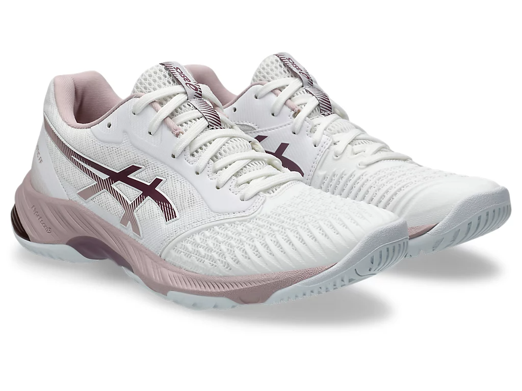Giày Asics Netburner Ballistic FF 3 ‘White Pink’ 1052A069-108 - Ảnh 2