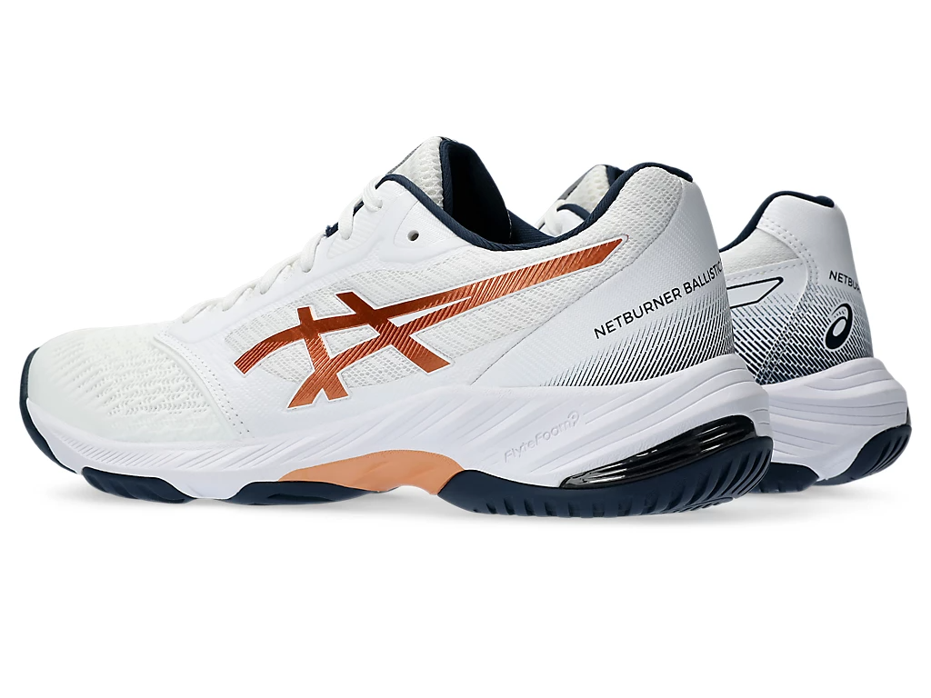 Giày Asics Gel-Netburner Ballistic FF 3 ‘White Grey’ 1053A069-960 - Ảnh 3
