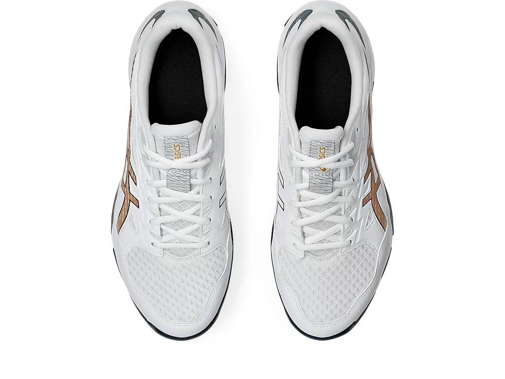 Giày Asics Gel-Rocket 11 ‘White Pure Gold’ 1071A091-103 - Ảnh 5